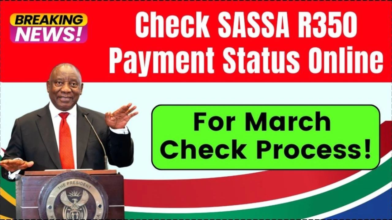 SASSA R350 Payment Status